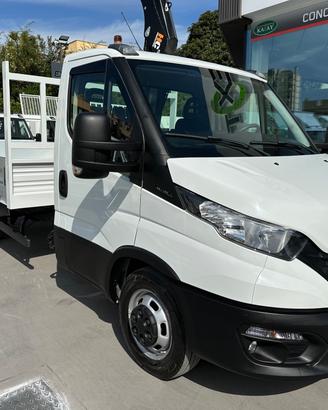 Iveco 35C14H CASSONE FISSO E GRU