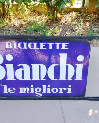 bici epoca Bianchi insegna smaltata 