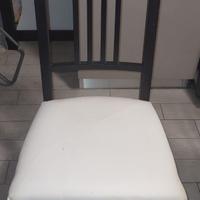 Tavolo IKEA nero allungabile + 4 sedie coordinate