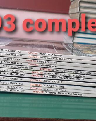 Riviste TCI anni 1993-1994-1995-1996-1997 complete