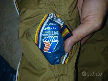 giacca k-way bimba reversibile