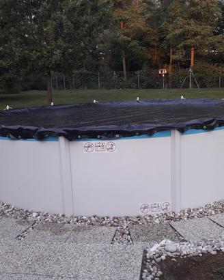 Telo in PVC per copertura piscina fuori terra