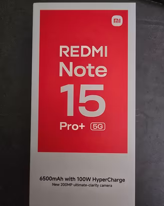Cellulare Redmi Note 15 Pro+ 5G 12+512 G BLU NUOVO