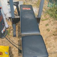 Panca professionale reclinabile molto solida