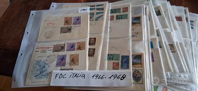 francobolli su BUSTA PRIMO GIORNO 