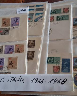 francobolli su BUSTA PRIMO GIORNO 