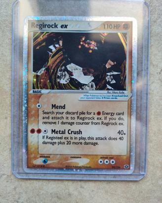 Regirock ex 99/106 Holo EX Emerald 2005 Eng