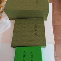 Scatole Gucci e Bottega Veneta 