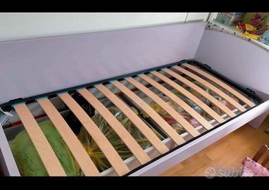 letto singolo lilla