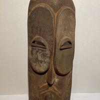 Maschera africana rara antica Bembe - Congo