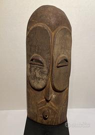 Maschera africana rara antica Bembe - Congo