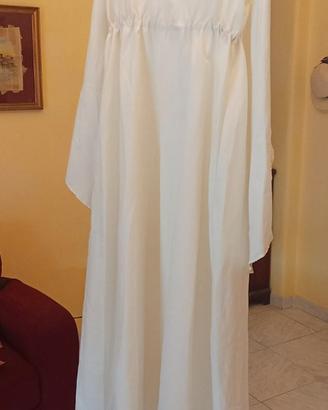 Vestito stile Greco Donna Carnevale con Mantello