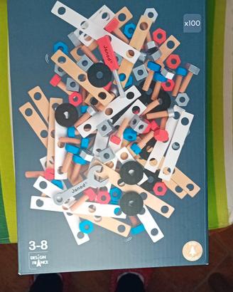 Baril Brico Kids 100 pezzi DIY barrel 3-8 anni