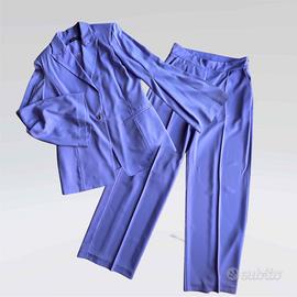 Tailleur glicine nuovo (giacca + pantalone)