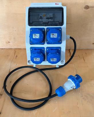 Quadro da cantiere Rosi 4 prese cod. art. 2240E