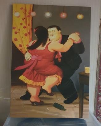 Stampa i ballerini di tango di Botero