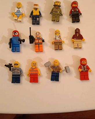 lotto mini figurine Lego 
