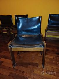 Set di 6 sedie Monk e tavolo Mou