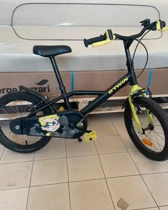 Bici bambino 4-7 anni 16 pollici btwin decatlon