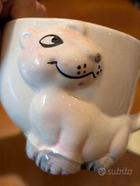 Tazza vintage con Leone