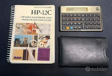 Calcolatrice finanziaria vintage HP 12C