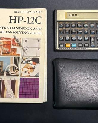 Calcolatrice finanziaria vintage HP 12C