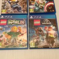 4 giochi LEGO per PS4 in lotto unico € 35