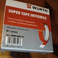 Nastro biadesivo trasparente Wurth