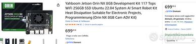 Yahboom Jetson Orin NX 8GB Development Kit