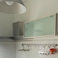 Cappa acciaio con  pensile