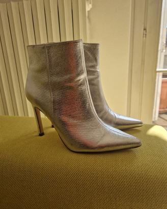 stivaletti argento Zara 