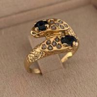 anello oro 18k con zaffiri e diamanti naturali 