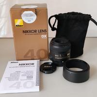 obiettivo NIKKOR 40mm f/2.8G nuovo