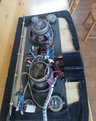 pannello per auto con amplificatore 