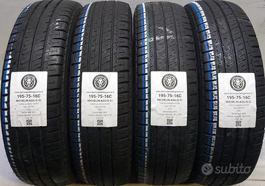 4 GOMME 195 75 16C MICHELIN A64959