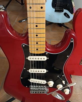 fender squier stratocaster 1989 korea silver logo