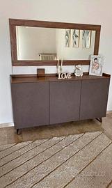 Credenza con specchio- come nuova