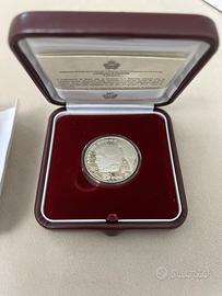 Moneta 5€ Ayrton Senna argento 925%