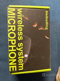 Trasmettitore wireless per microfono