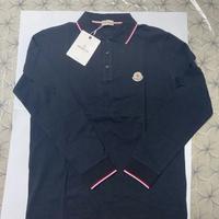 Polo Moncler Blu Navy XL