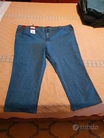 Pantaloni da uomo di jeans e fresco in lana tg. 71