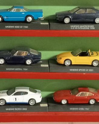 Collezione quasi intera (24/25) modellini Maserati