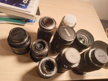 Collezione obiettivi Nikon 