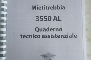 Quaderno tecnico assistenziale mietitrebbia Laverd