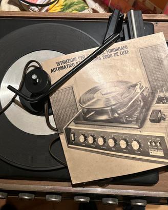 Giradischi radio anni 70
