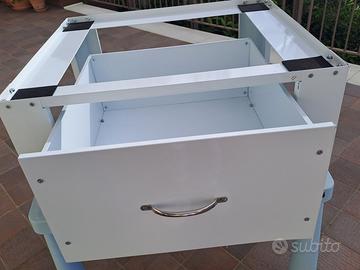 BASE PER LAVATRICE-ASCIUGATRICE CON CASSETTO