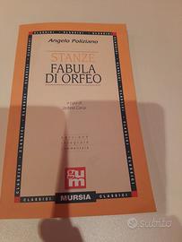 Fabula di Orfeo STANZE
