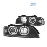 FARI BMW E39 95-03 ANGEL EYES LED CCFL FONDO NERO