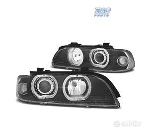 FARI BMW E39 95-03 ANGEL EYES LED CCFL FONDO NERO