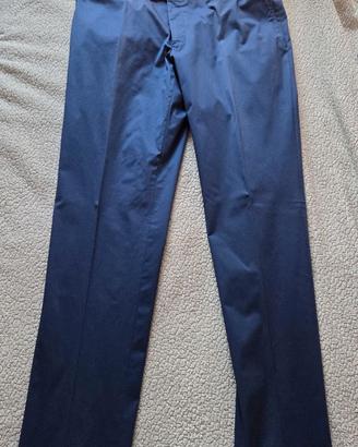 Pantaloni uomo blu canali taglia 58